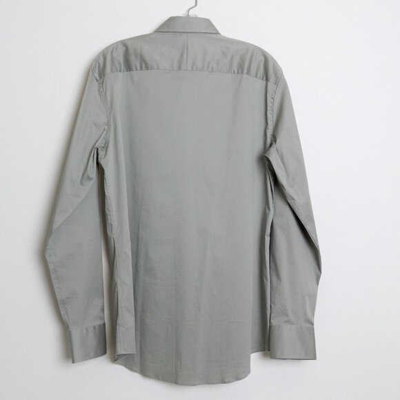Tiger of Sweden Adley Shirt Button Up Light Khaki Green Size 42 / Large Slim NEW - Picture 4 of 13